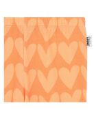 Orange Leggings Love aus einer Baumwollmischung