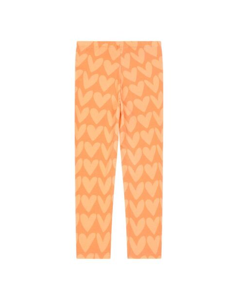 Me encantan los leggings naranjas en mezcla de algodón
