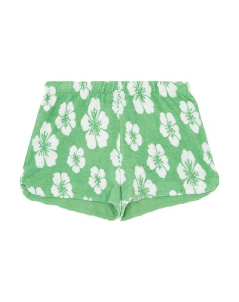 Pantalones cortos Lala en mezcla de algodón verde