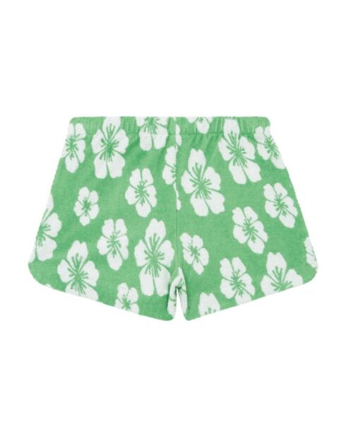 Pantalones cortos Lala en mezcla de algodón verde
