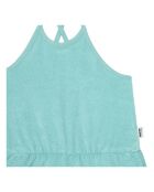 Dixon türkisblauer Jumpsuit aus Baumwollmix