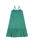 Vestido largo Donna de algodón verde