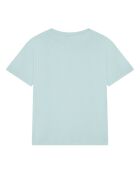 Camiseta Rosie de algodón de manga corta verde agua