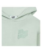 Ronnie cassis sweatshirt van katoen met ronde hals