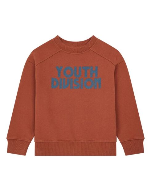 Sudadera Saul de algodón oxidado con cuello redondo