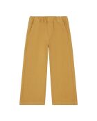Pantalones rectos Slide de algodón beige