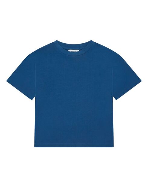 Camiseta Capitol de manga corta de algodón azul medianoche