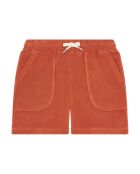 Pantalones cortos en mezcla de algodón Terracotta Jerro