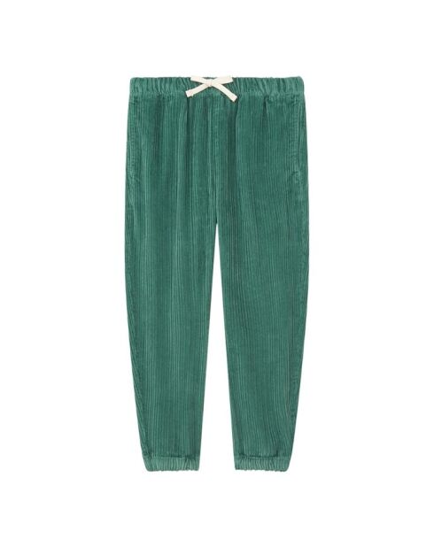 Pantalones deportivos Curb de algodón verde