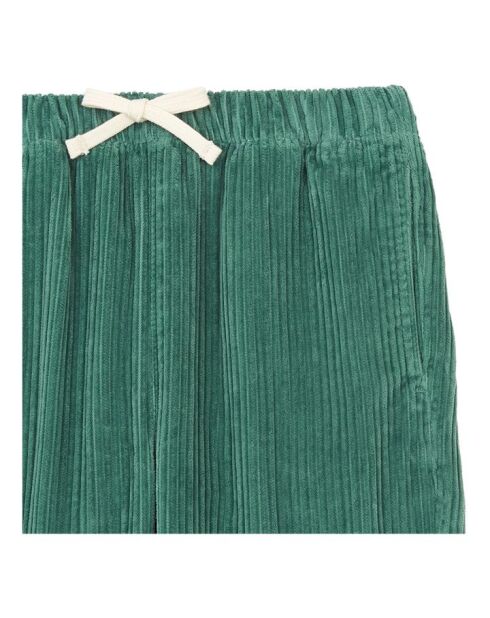 Pantalones deportivos Curb de algodón verde