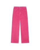 Gerade Hose West aus Baumwolle in Fuchsienrosa