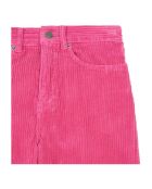 Gerade Hose West aus Baumwolle in Fuchsienrosa
