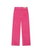 Gerade Hose West aus Baumwolle in Fuchsienrosa