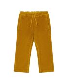 Pantalones rectos Eloan de algodón verde oliva