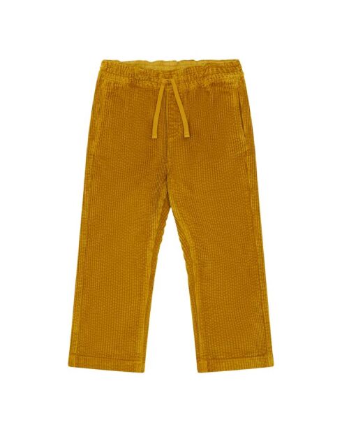 Pantaloni dritti in cotone verde oliva Eloan