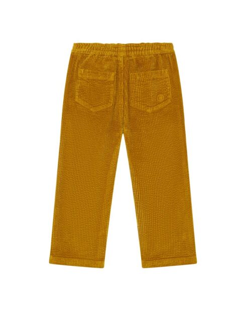Pantaloni dritti in cotone verde oliva Eloan