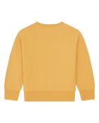 Today sonnengelbes Baumwoll-Sweatshirt mit Rundhalsausschnitt