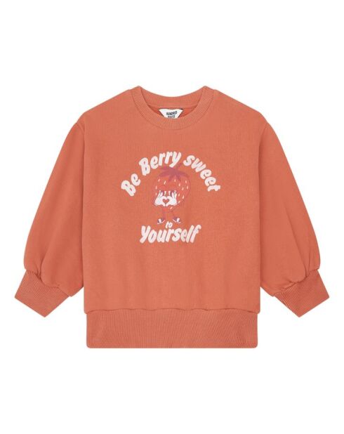 Sudadera Ronnie Brick con cuello redondo en mezcla de algodón