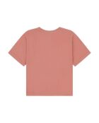 Camiseta de manga corta de algodón rosa Lourdes