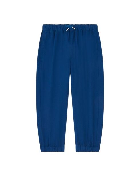 Pantalones rectos de algodón Curb azul medianoche