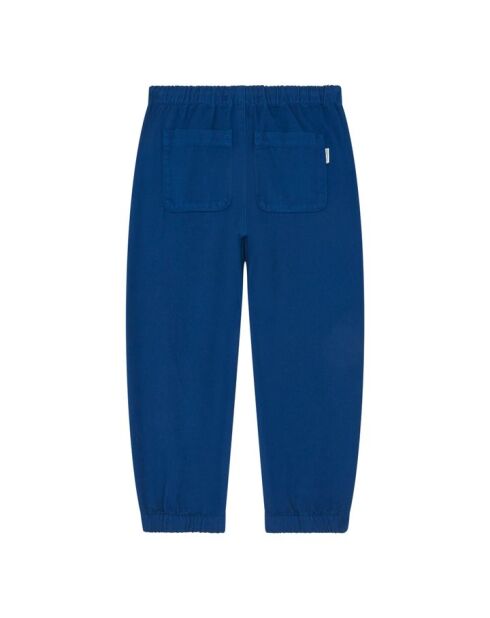 Pantalones rectos de algodón Curb azul medianoche