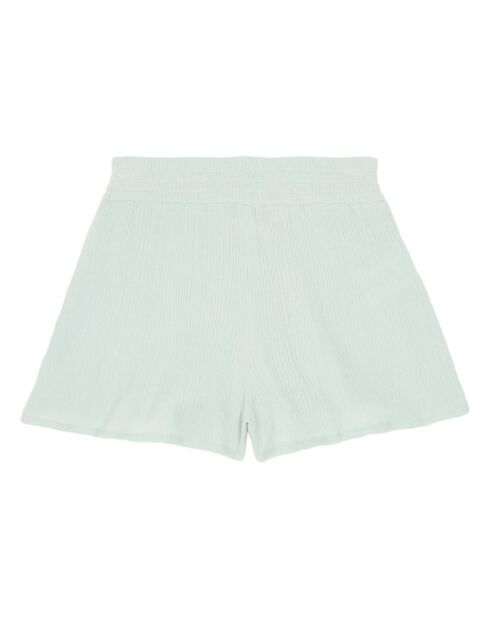 Pantalones cortos Shanon de algodón verde aguamarina