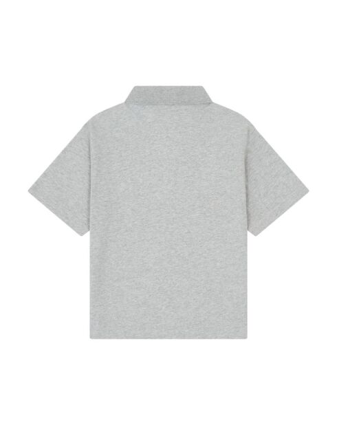 Polo Ben de manga corta de algodón gris