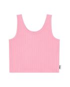 Camiseta sin mangas de algodón rosa Judy