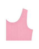 Camiseta sin mangas de algodón rosa Judy