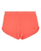 Pantalones cortos Ellyn de algodón mandarina