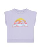 Camiseta Milan en mezcla de algodón lila