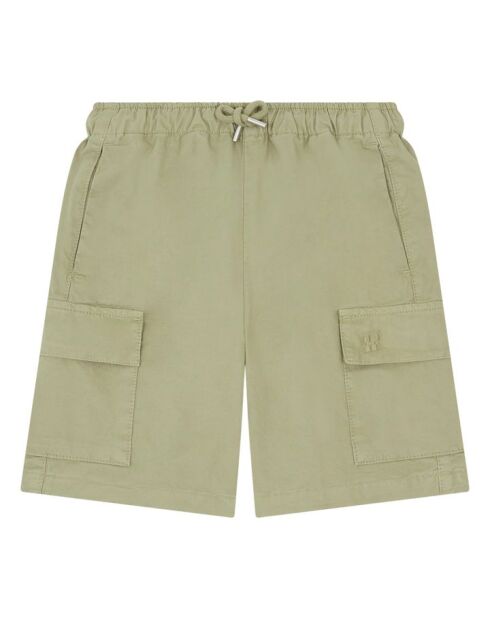 Pantalones cortos Rob de algodón verde caqui claro