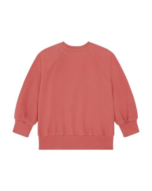 Sudadera Cutty de algodón mandarina con cuello redondo