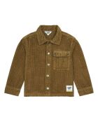Camisa Leny marrón de manga larga de algodón