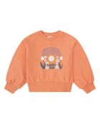 Sudadera rosa Ronnie de algodón con cuello redondo