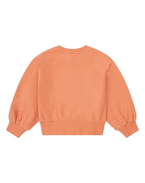 Sudadera rosa Ronnie de algodón con cuello redondo