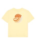 Camiseta de manga corta de algodón amarillo limón de los Goonies