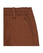 Pantalones rectos Flip de algodón oxidado