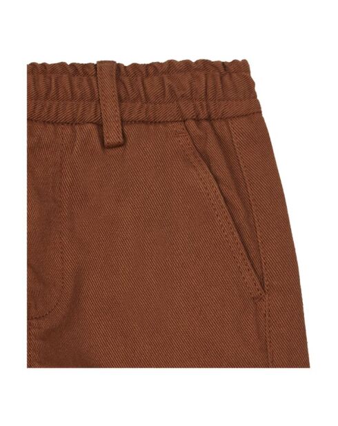 Pantalones rectos Flip de algodón oxidado