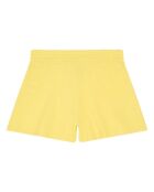 Pantalones cortos Shanon de algodón amarillo pálido