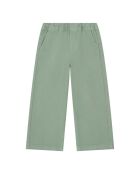 Pantalones rectos Slide de algodón verde agua