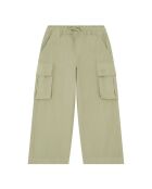 Pantalones rectos Slide de algodón verde agua