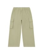 Pantalones rectos Slide de algodón verde agua
