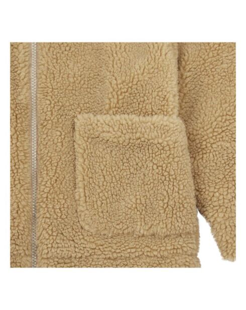 Acogedora chaqueta beige