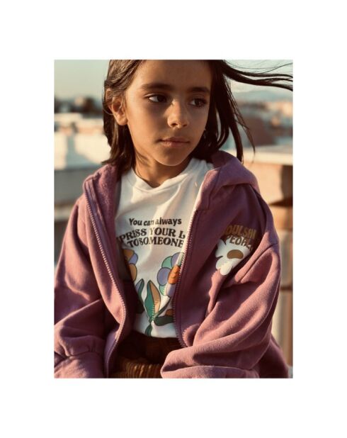 Sudadera con capucha de algodón Plum Rizza