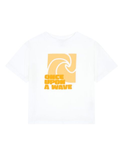 Camiseta Capitol de manga corta de algodón blanca