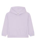 Sweat capuche en coton Timeo lilas