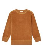 Felpa girocollo Malo Noisette in misto cotone