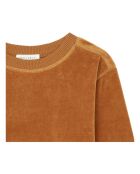 Felpa girocollo Malo Noisette in misto cotone
