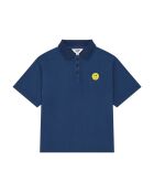 Polo Ben de manga corta de algodón azul marino